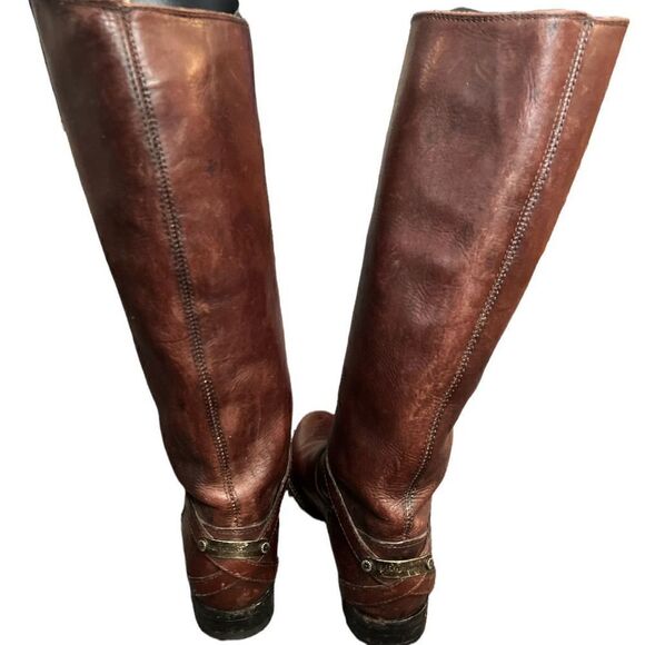 Frye brown riding boots sz 6B - Picture 4 of 7